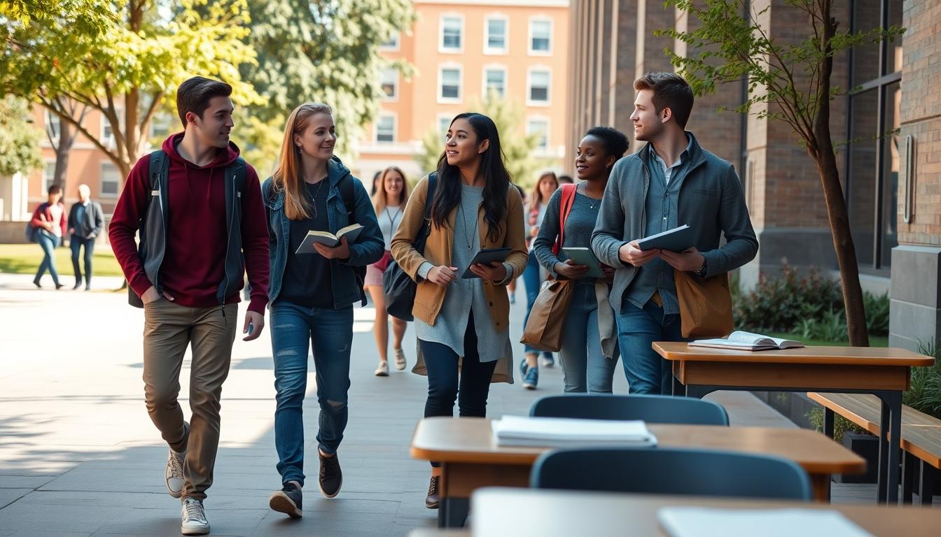 Student developing practical and academic skills